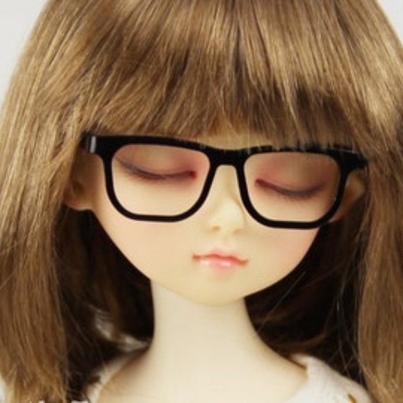 could Other - New fashion Full-Rim Dolls Glasses fit 1/4 BJD MSD mini Super Dollfie Blac